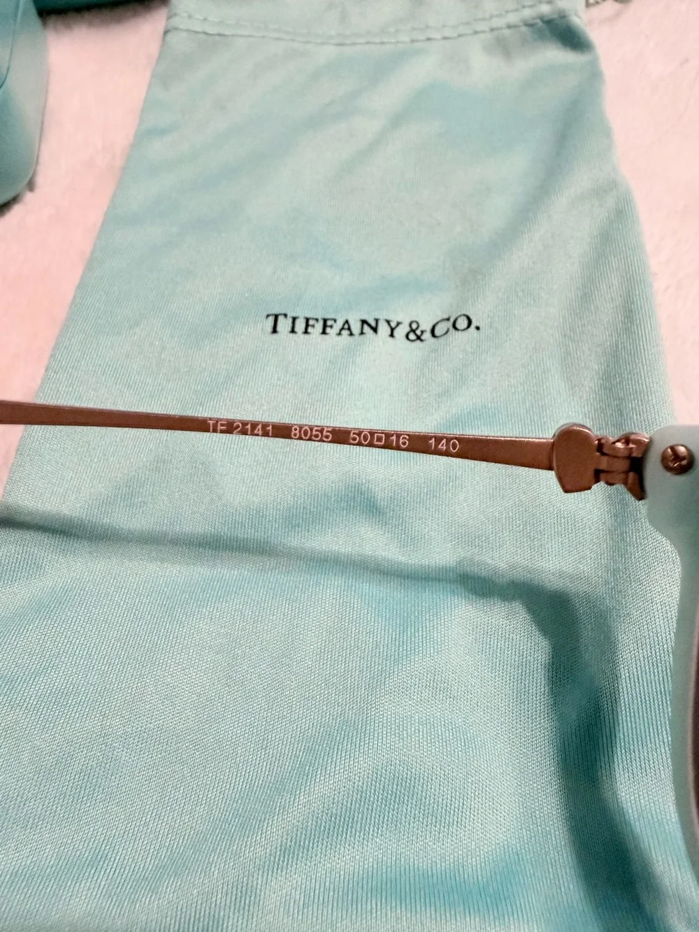 Tiffany & Co. TF 2141-F (8055) Rose Gold  Prescription Glasses with case
